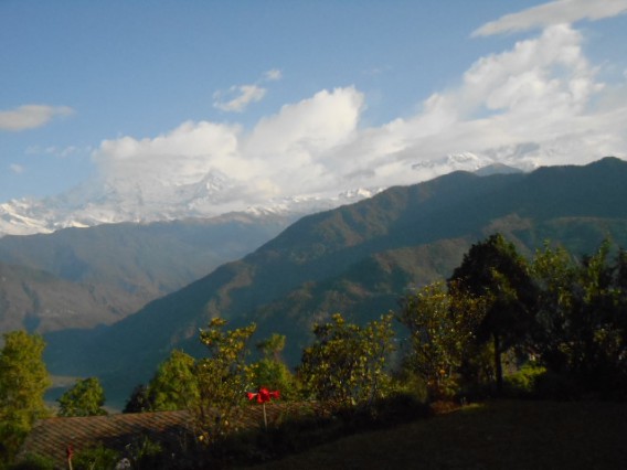 this mornig Himalayn view